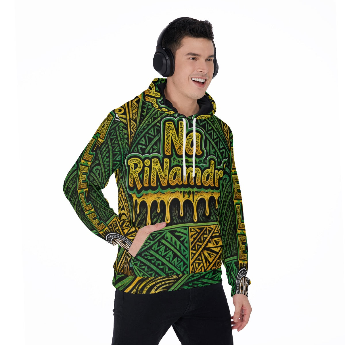 All-Over Print Men's Thicken Pullover Hoodie