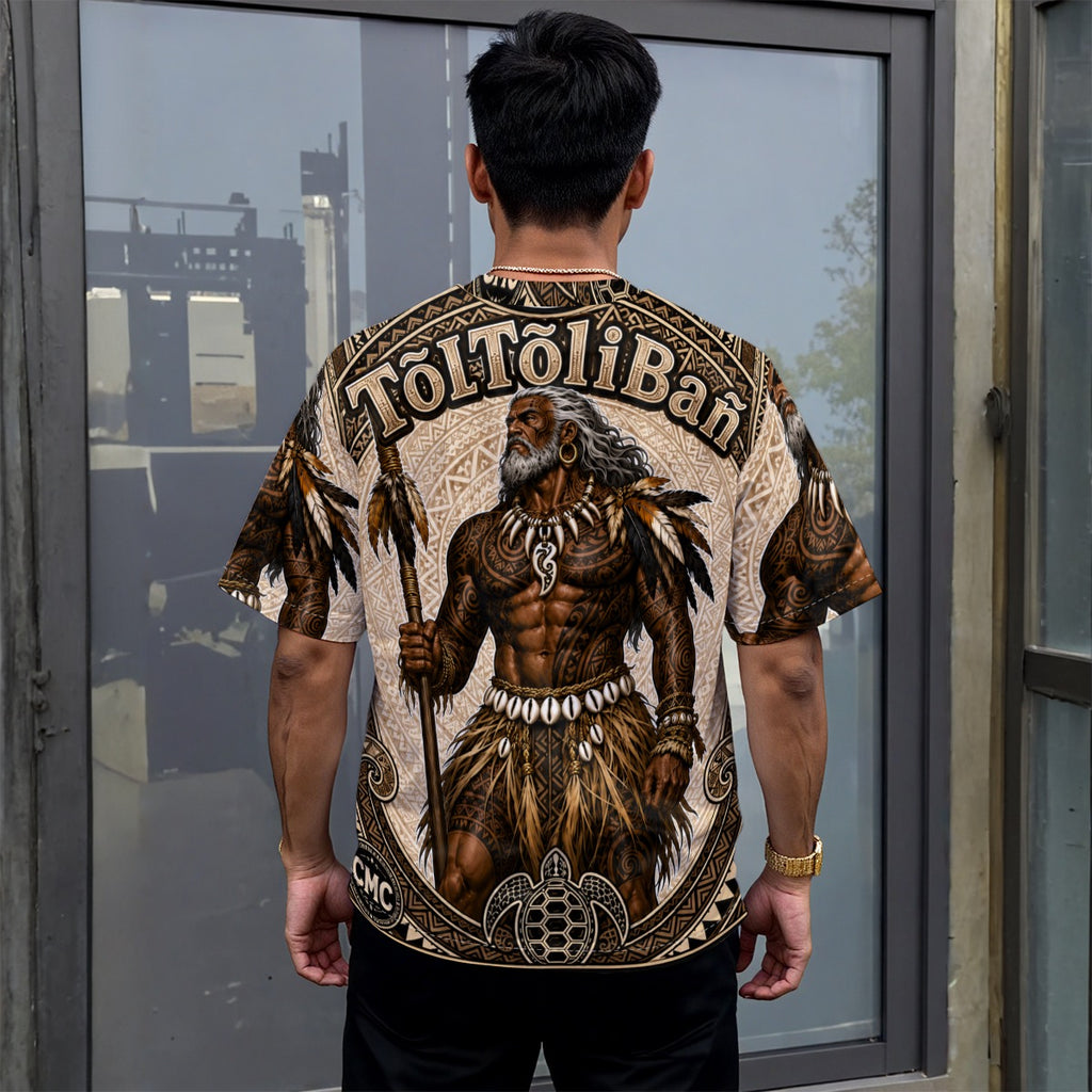 All-Over Print Unisex Drop-shoulder T-shirt|180GSM