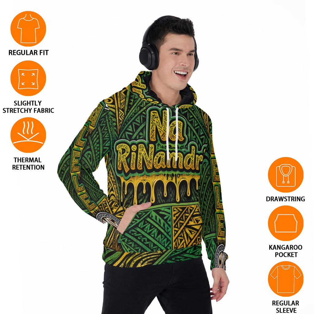 All-Over Print Men's Thicken Pullover Hoodie
