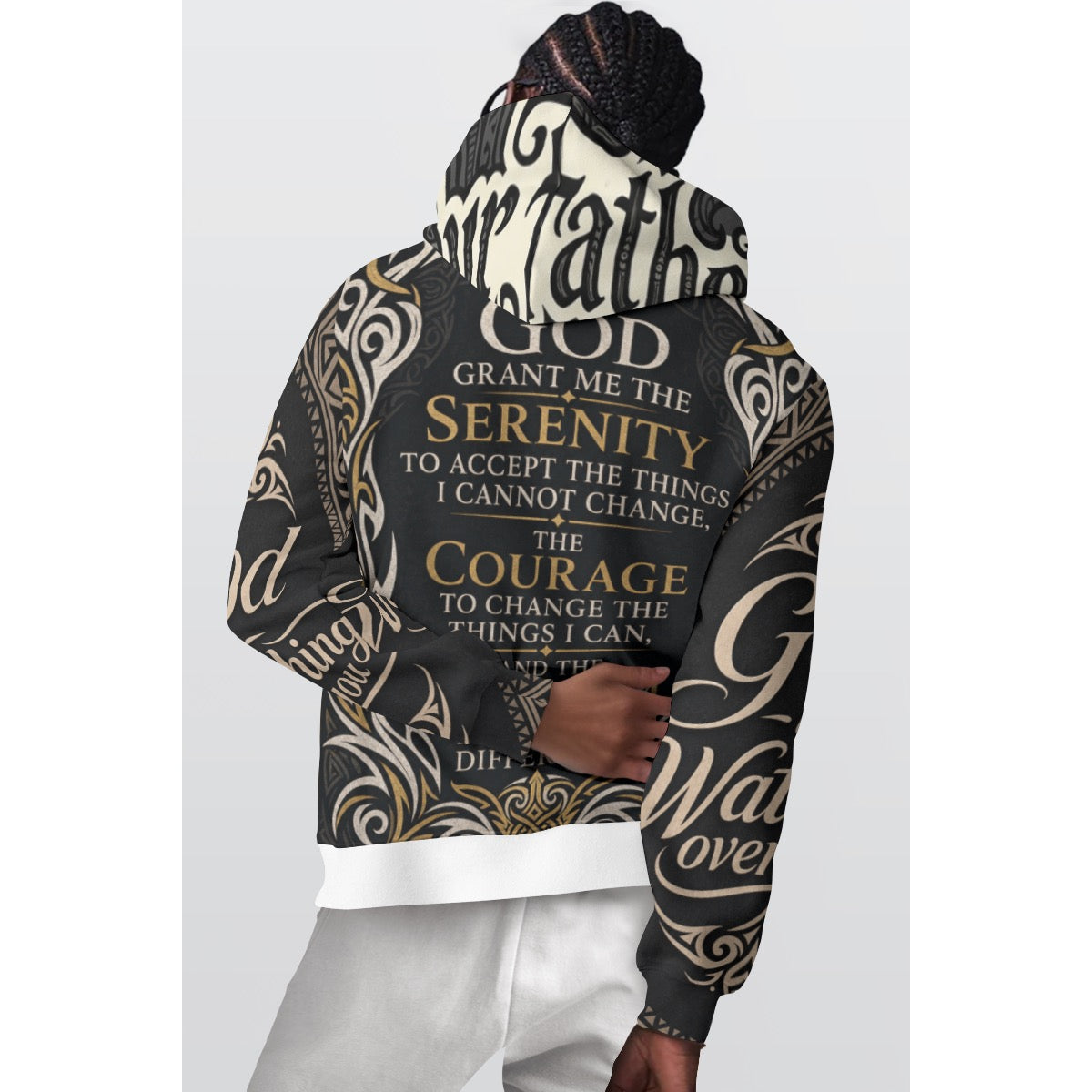 All-Over Print Men's Pullover Hoodie