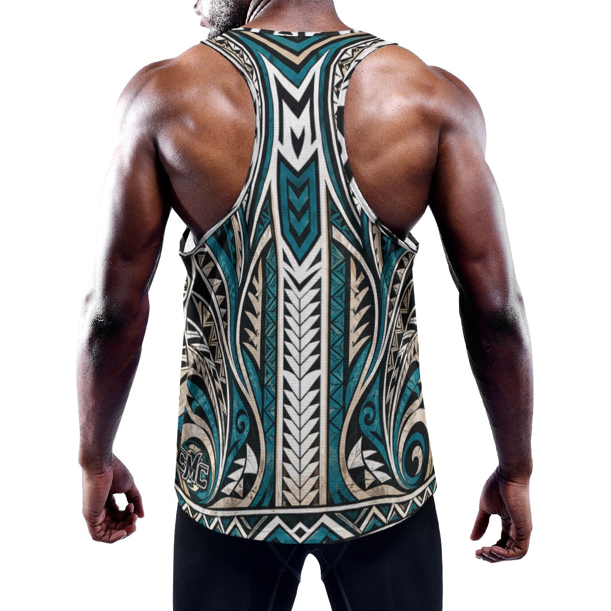 All-Over Print Men's Slim Y-Back Muscle Tank Top