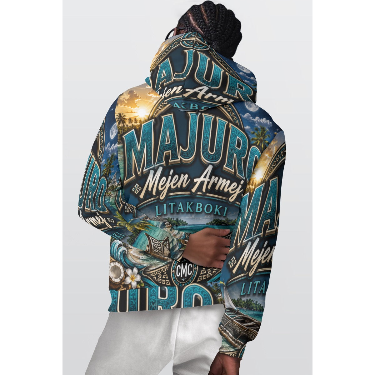 All-Over Print Men's Pullover Hoodie