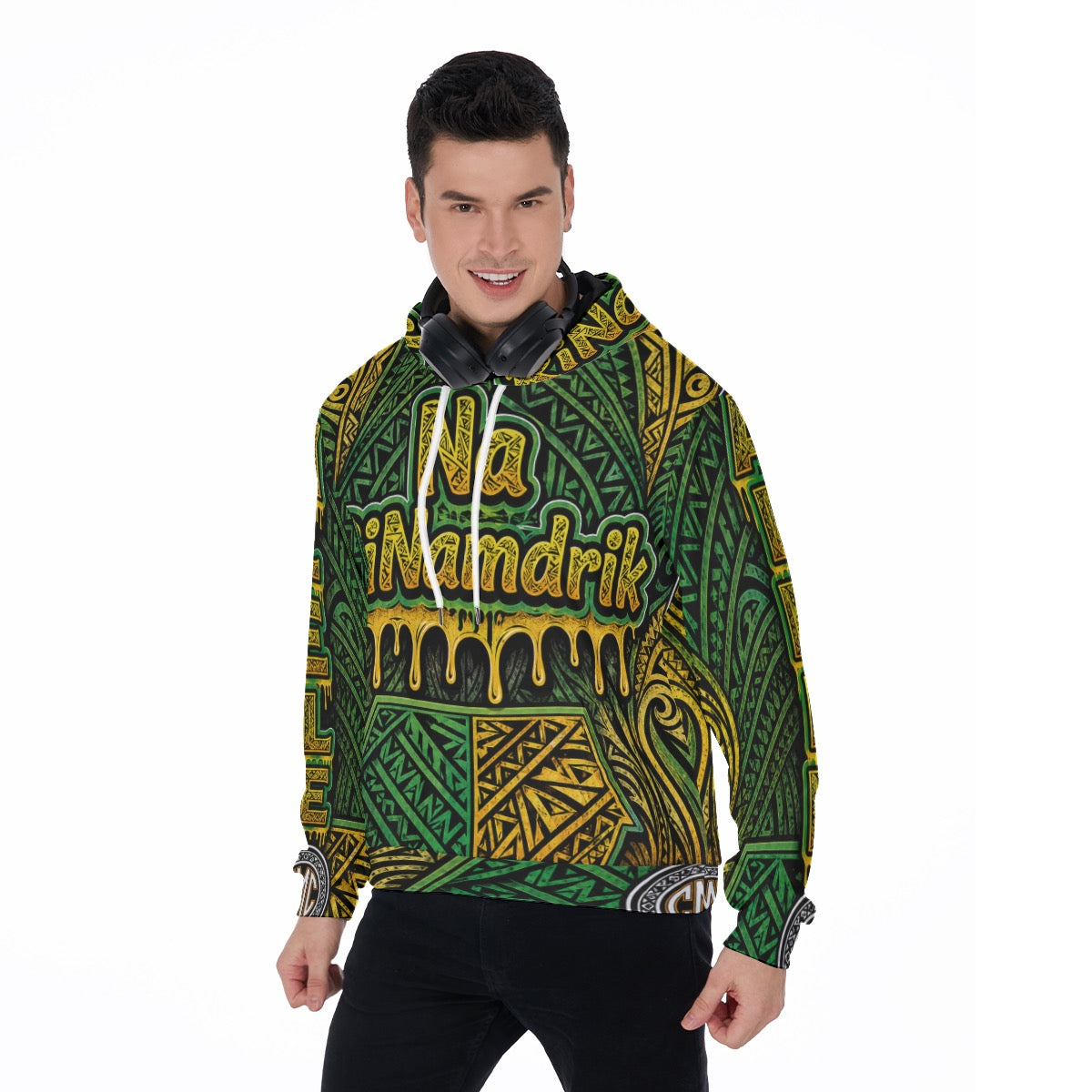 All-Over Print Men's Thicken Pullover Hoodie